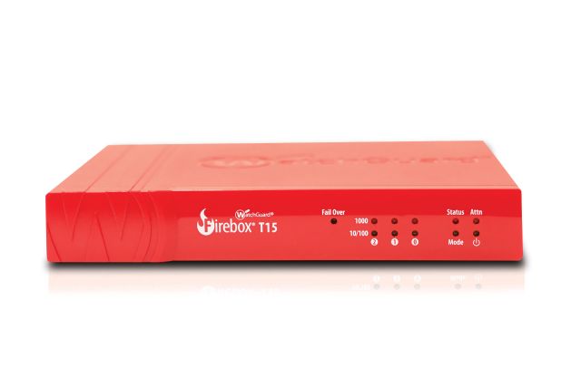Trade up till WatchGuard Firebox T15 med 1 års Total Security Suite