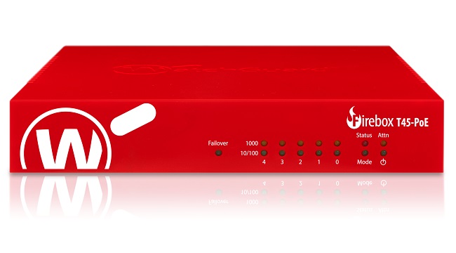WatchGuard Firebox T45-PoE med 1 års Total Security Suite
