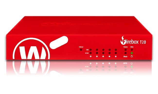 WatchGuard Firebox T20 med 3 års Total Security Suite